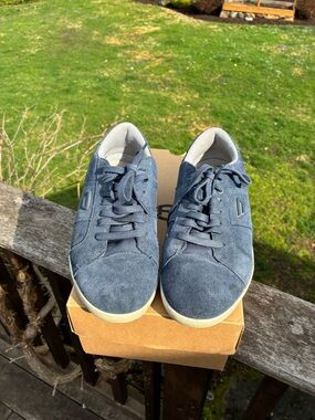 Diesel Men's Suede Sneakers in Navy Blue